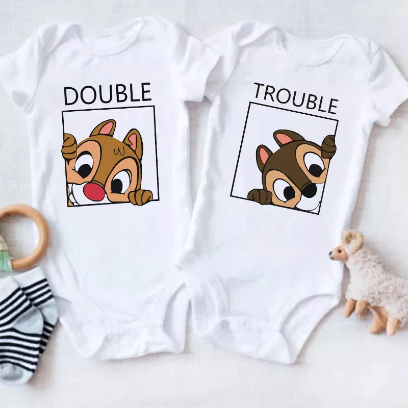 Double Trouble Twins Onsie