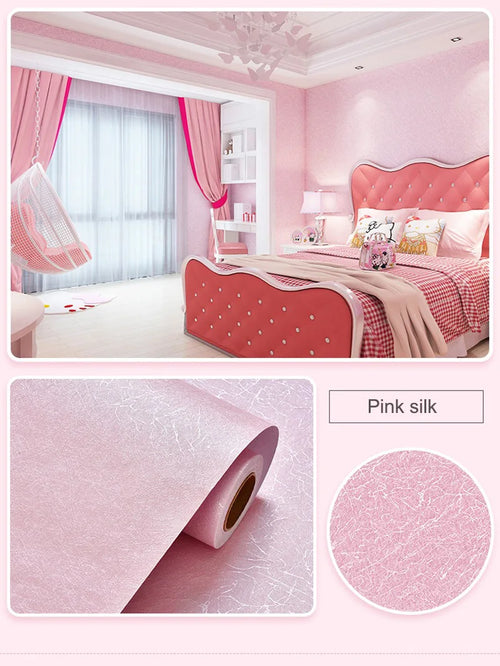 Pink Wall Paper Sticker Selection