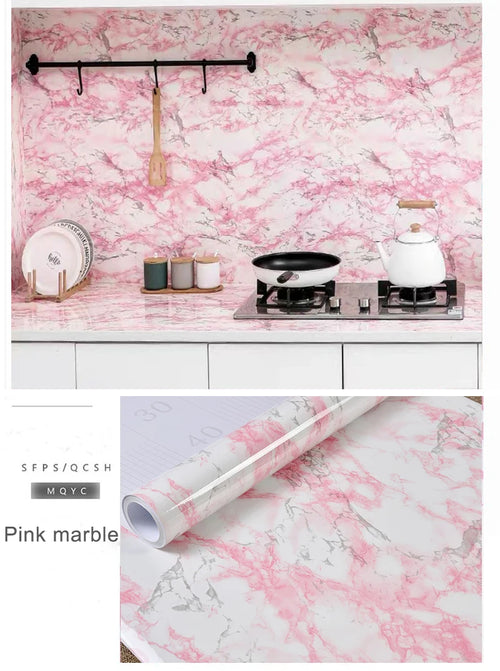 Pink Wall Paper Sticker Selection