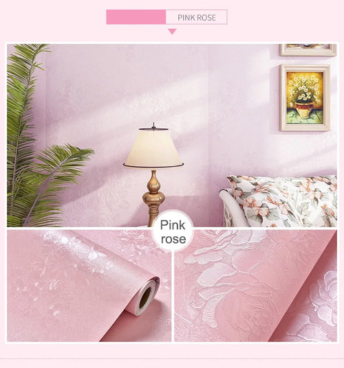 Pink Wall Paper Sticker Selection