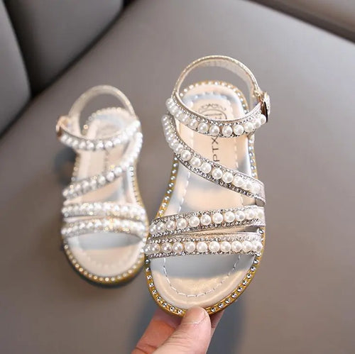 Baby and Toddler Girls Pearl Dress Sandals