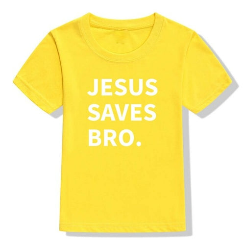 Jesus Saves Bro (12mo- kids size 12)