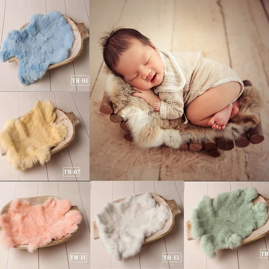 Fur Rug for Newborn Photography