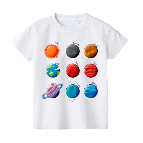 Toddler and Kids Solar System Shirt