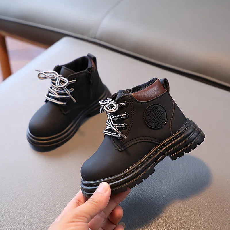 Toddler and Kids Fashion Leather Boots