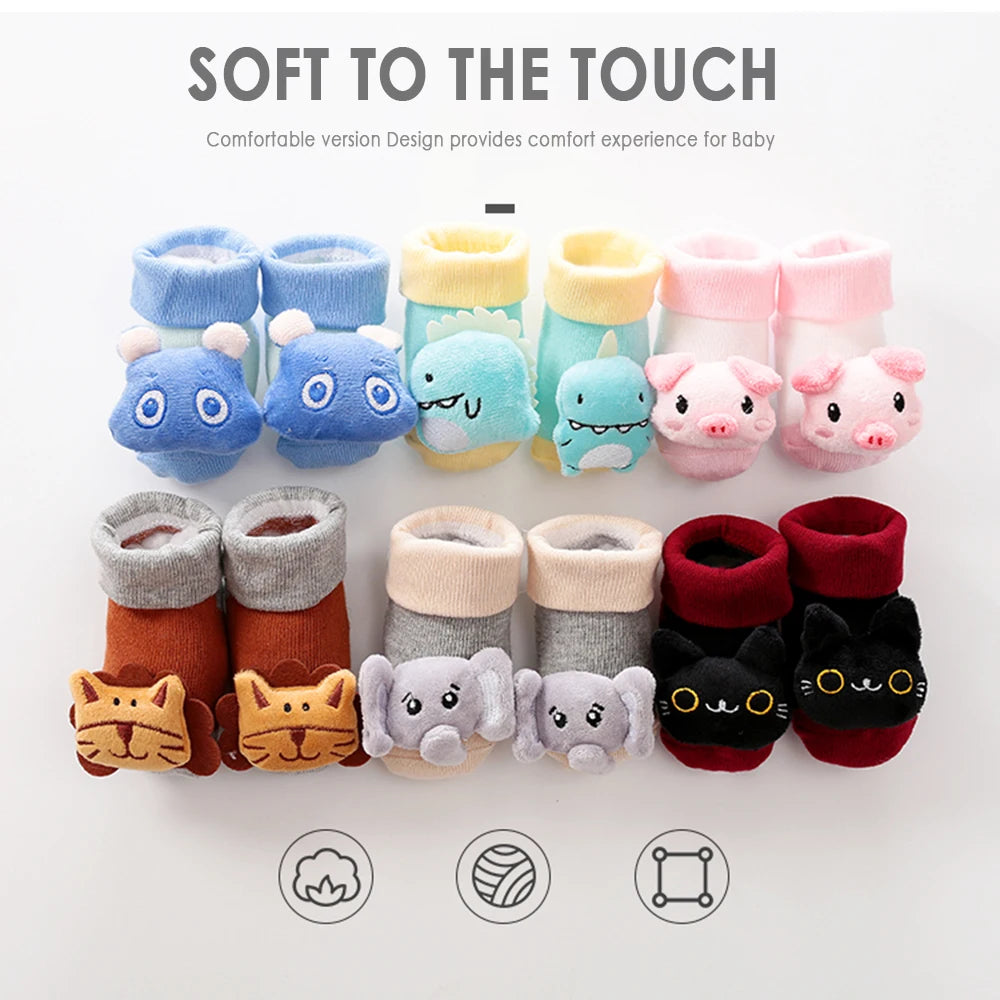 Baby 3D Cartoon Socks
