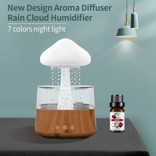 Rain Cloud Humidifier Essential Oil Diffuser