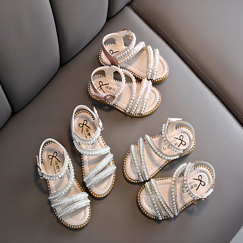 Baby and Toddler Girls Pearl Dress Sandals