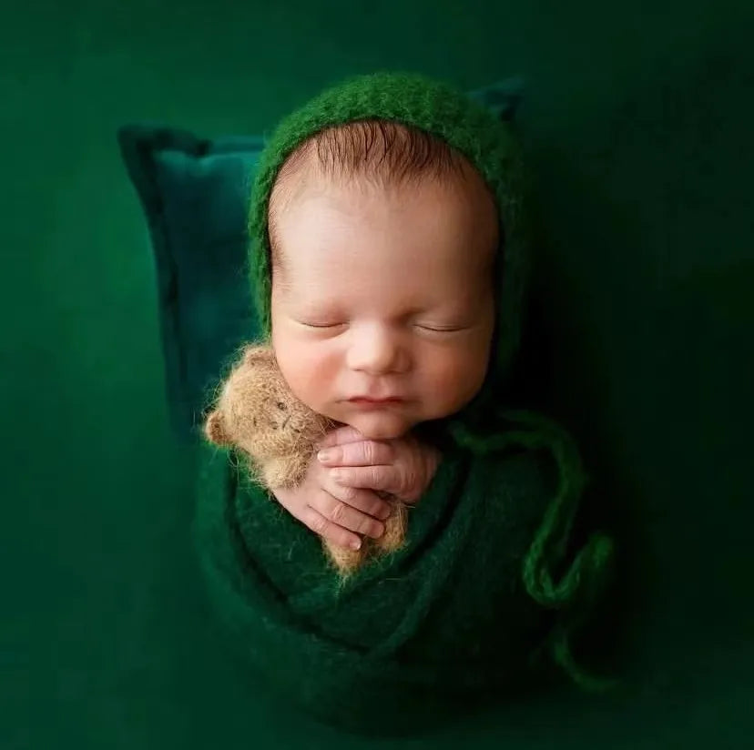 Baby Pillow Newborn  Photography Props Posing Velvet Poses Cushion