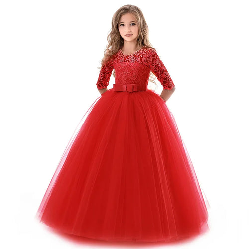 Girls Elegant Lace Dress