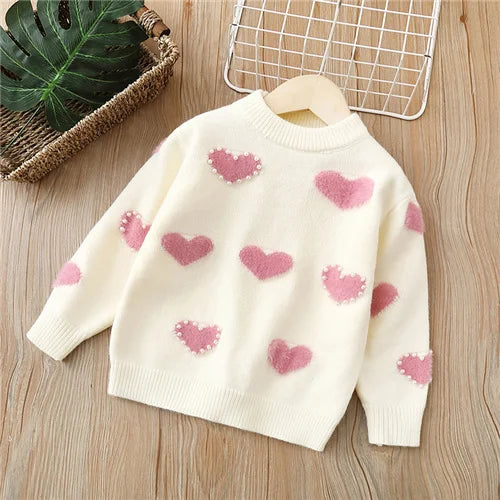 Patched Heart Sweater