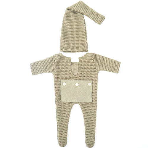 Knitted Newborn Photography Outfit