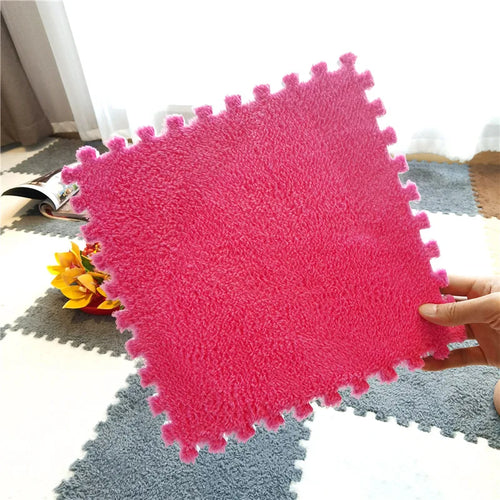 Soft Plush Puzzle Floor Mat