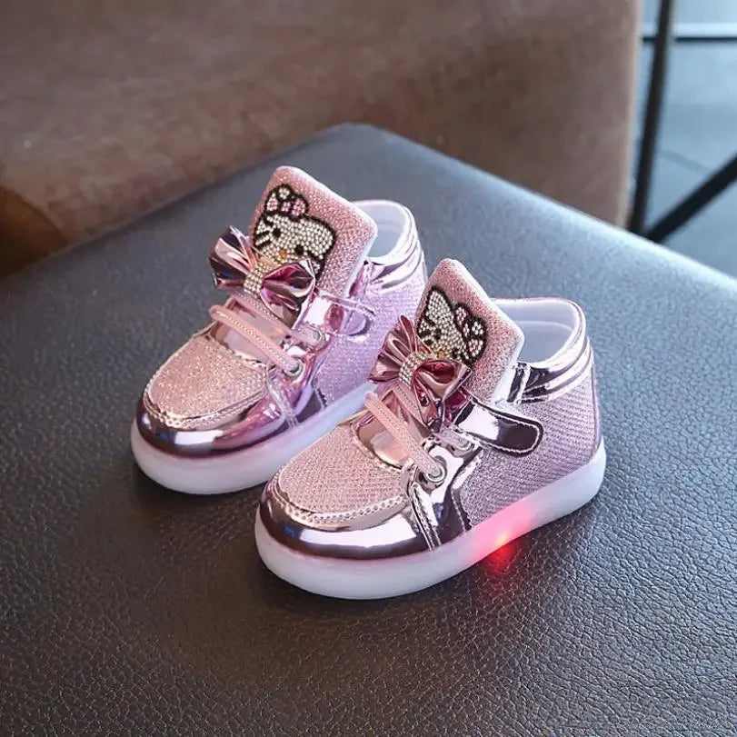 Light Up Kitty Shoes