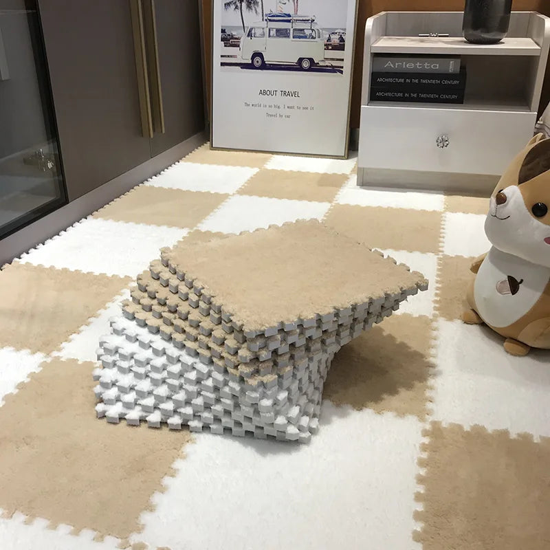 Soft Plush Puzzle Floor Mat