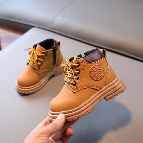 Toddler and Kids Fashion Leather Boots