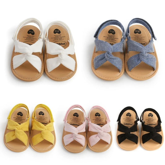 Baby Girls Velcro Twist Sandals