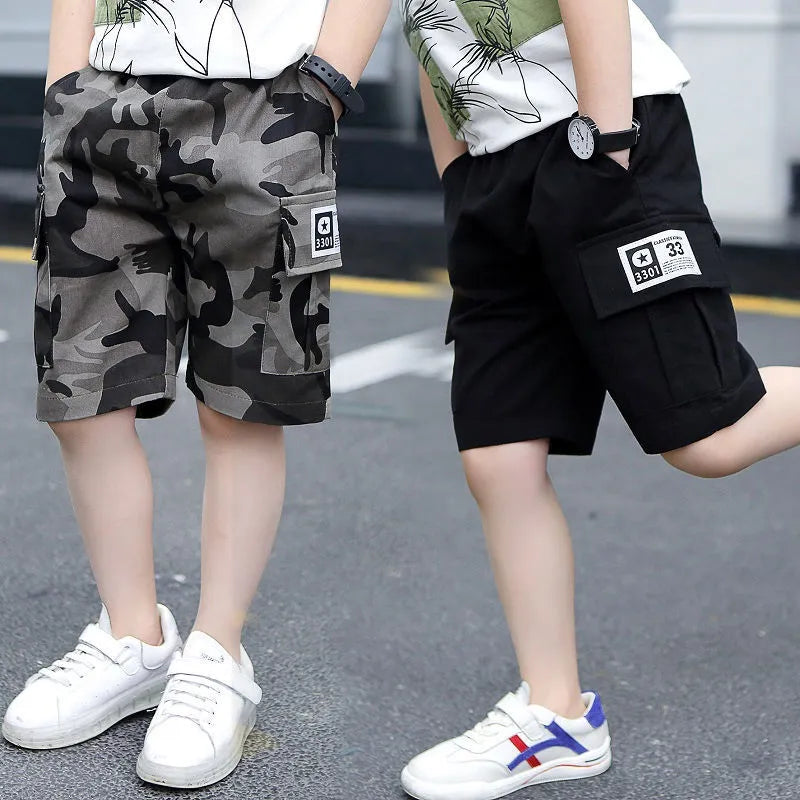 Boys Thick Cargo Shorts