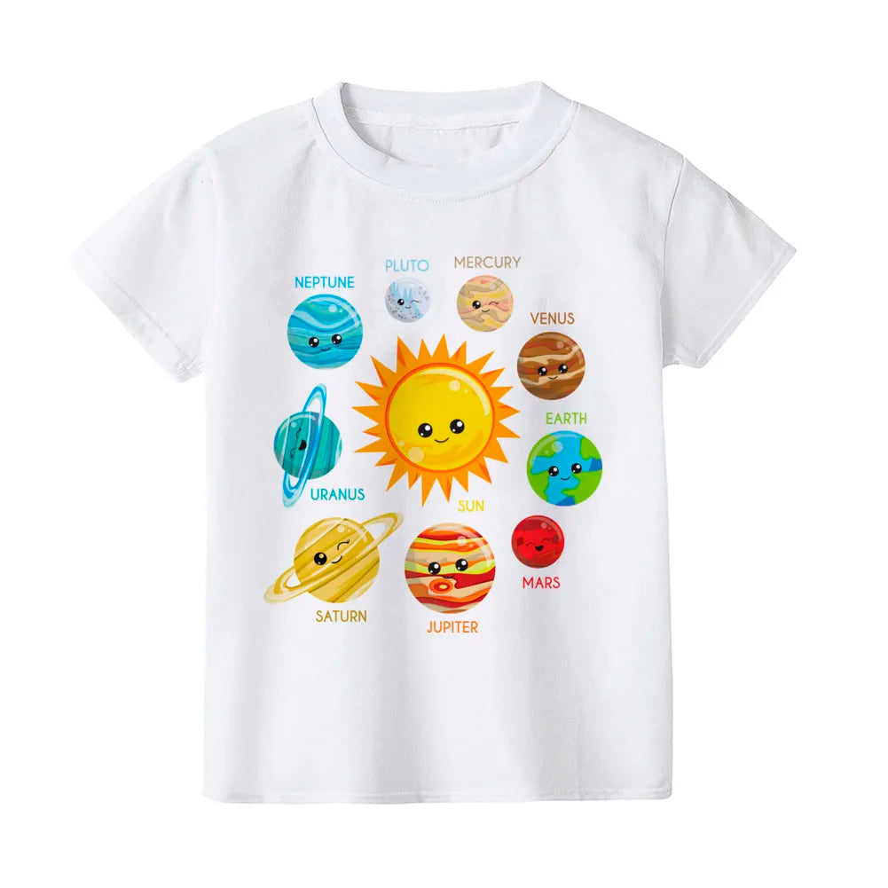 Toddler and Kids Solar System Shirt