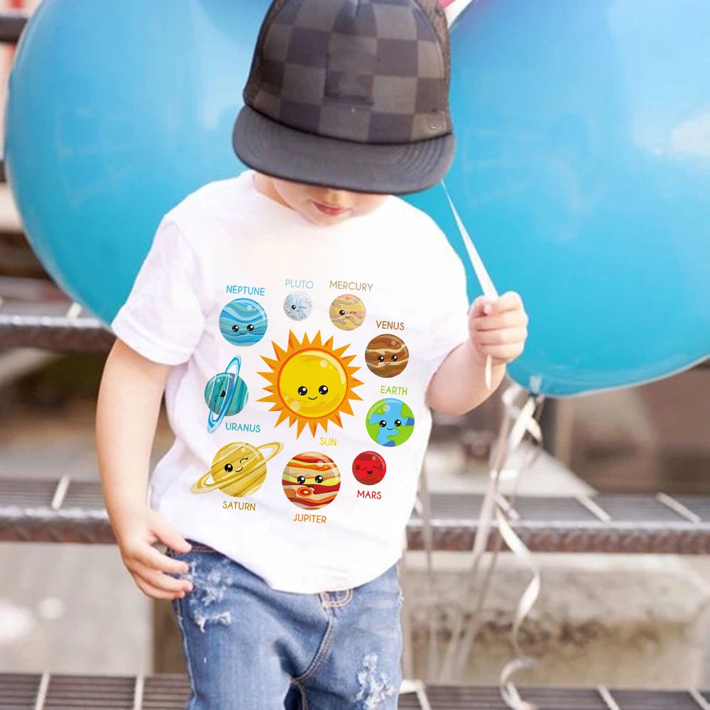 Toddler and Kids Solar System Shirt