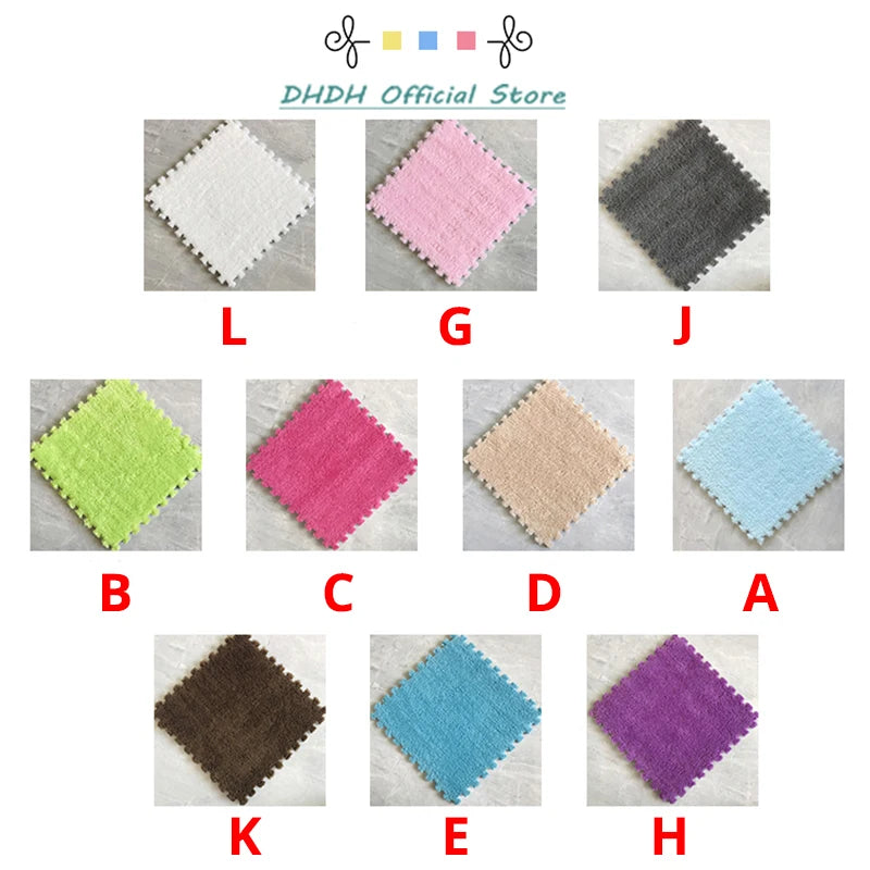 Soft Plush Puzzle Floor Mat