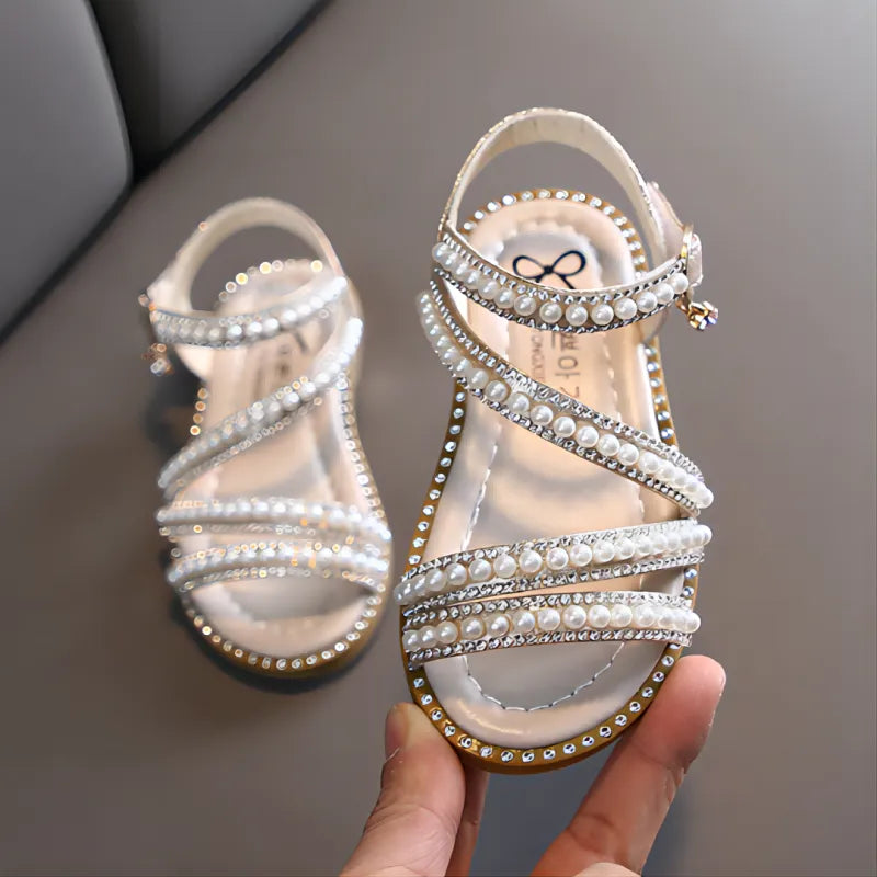 Baby and Toddler Girls Pearl Dress Sandals