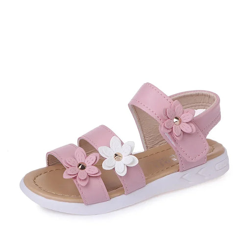 Girls Flower Gladiator Sandals