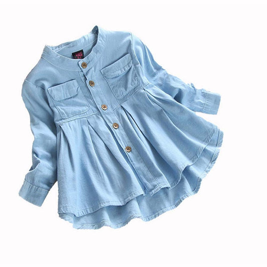 Girls Denim Blouse